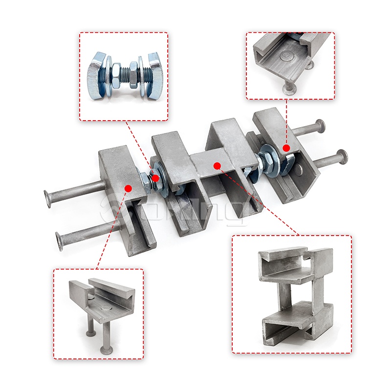 Kina præfabrikeret betontilbehør OEM -leverandør nittet 49*30 støbt i kanalankerkanal